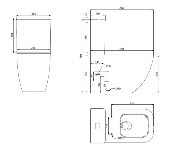 унитаз ALLEN BRAU LIBERTY 3